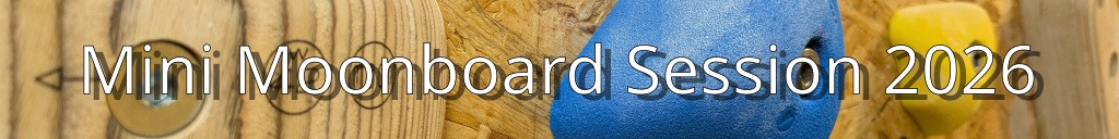 Global (Mini) Moonboard Session 2026